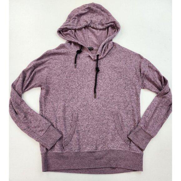 Harlowe & Graham Brushed Fleece Hoodie Sweatshirt Women's Size S Pink Pullover - Picture 1 of 9